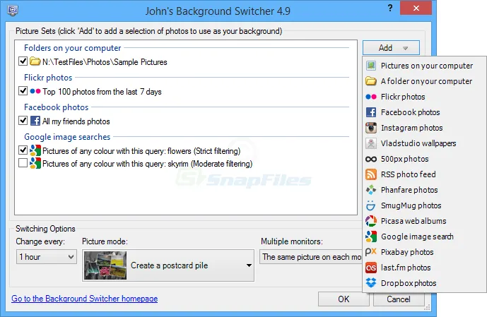 John`s Background Switcher 스크린샷 1