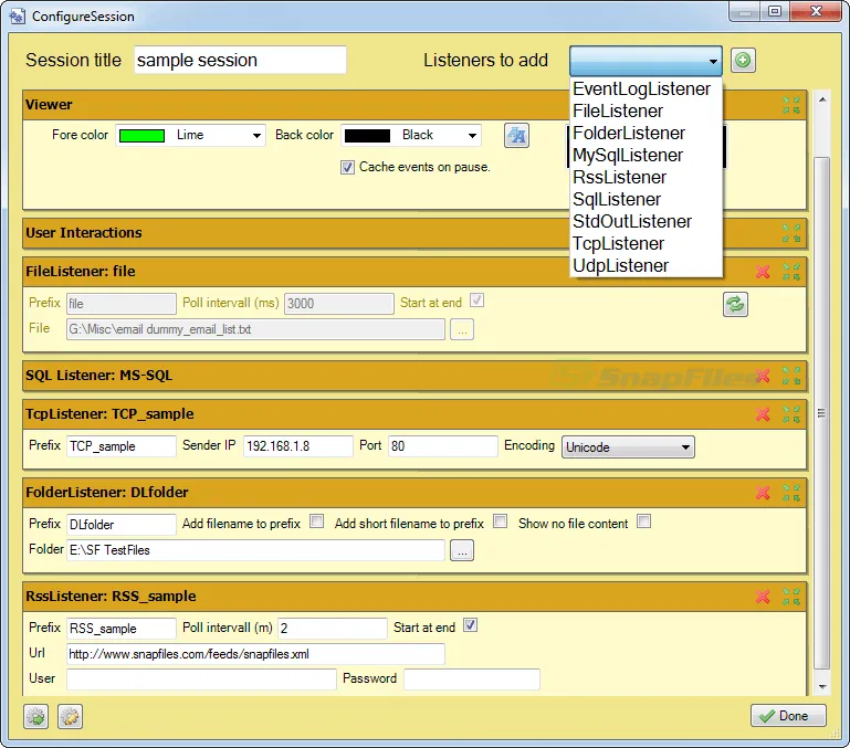 logview4net 스크린샷 2