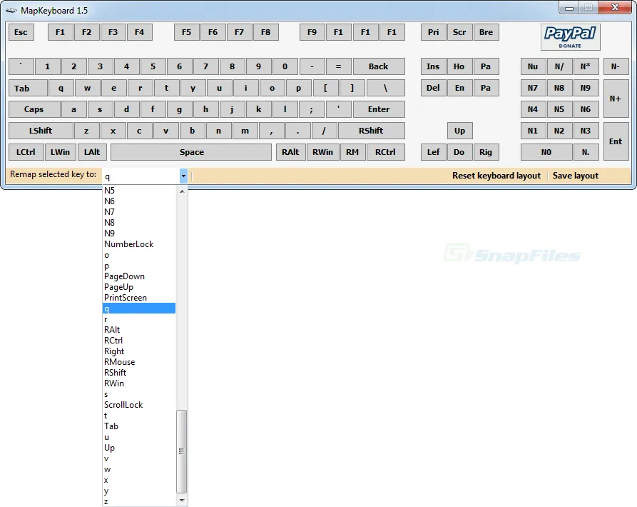 MapKeyboard 스크린샷 1