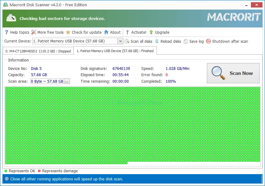 Macrorit Disk Scanner Free 스크린샷 1