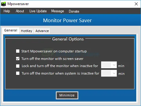 MpowerSaver 스크린샷 1