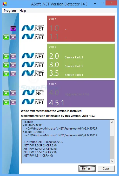 .NET Version Detector 스크린샷 1