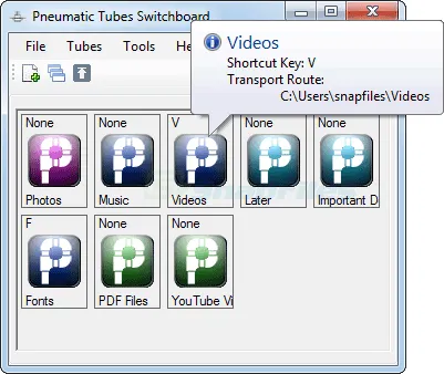 Pneumatic Tubes File Router 스크린샷 1