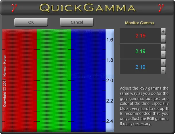 QuickGamma 스크린샷 2