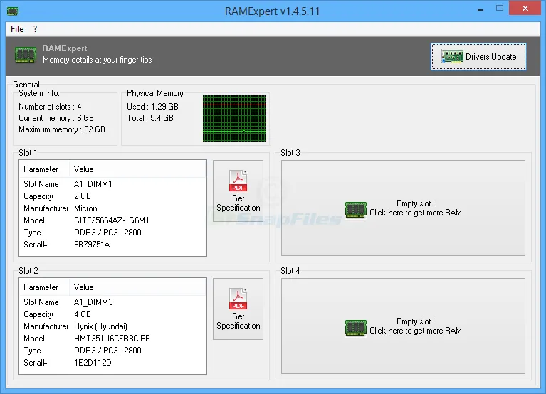 RAMExpert 스크린샷 1