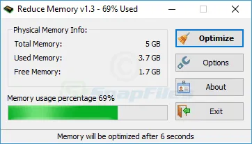 Reduce Memory 스크린샷 1