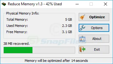 Reduce Memory 스크린샷 2