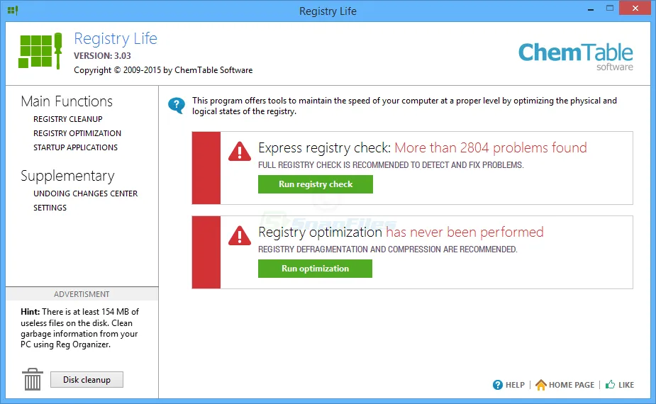 Registry Life 스크린샷 1