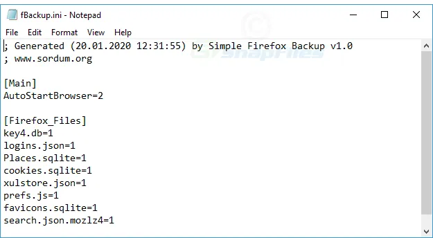 Simple Firefox Backup 스크린샷 2