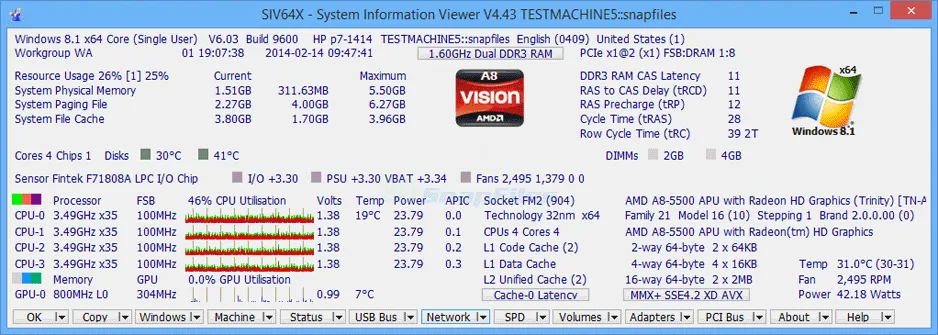 SIV System Information Viewer 스크린샷 1