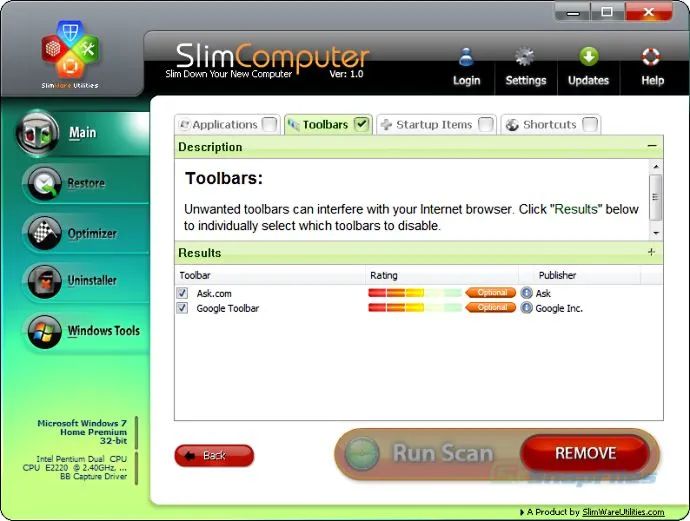 SlimComputer 스크린샷 2