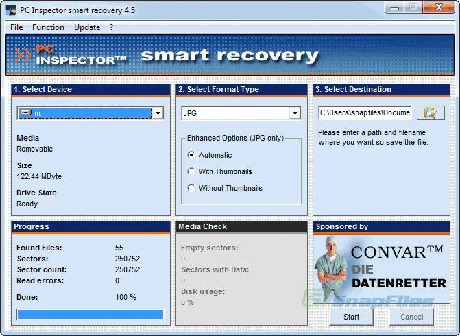 PC Inspector Smart Recovery 스크린샷 1