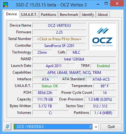 SSD-Z 스크린샷 1