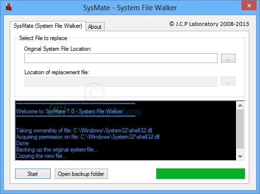 SysMate System File Walker 스크린샷 2