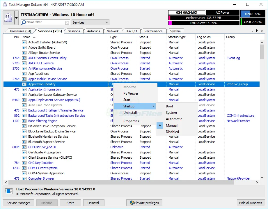 MiTeC Task Manager DeLuxe 스크린샷 2