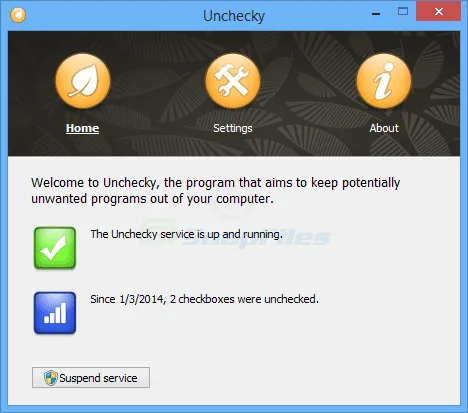 Unchecky 스크린샷 1
