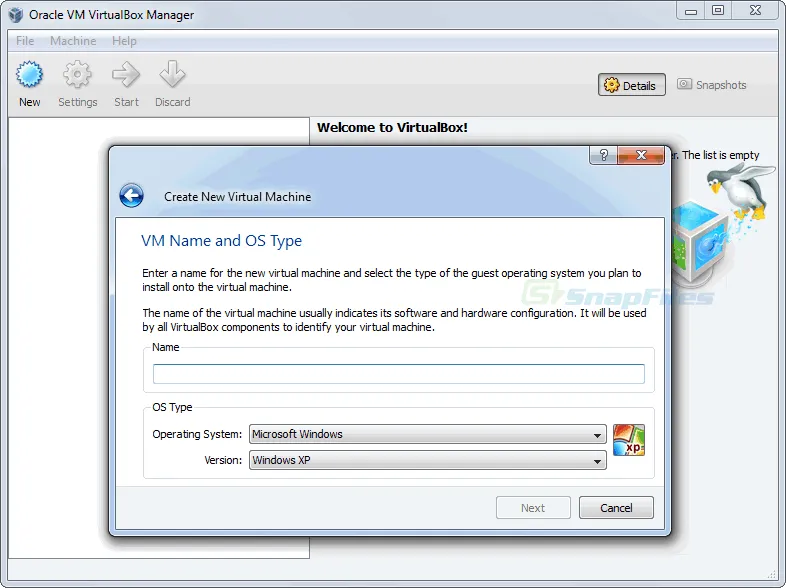 VirtualBox 스크린샷 2