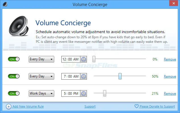 Volume Concierge 스크린샷 1