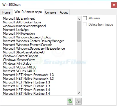 Win10Clean 스크린샷 2