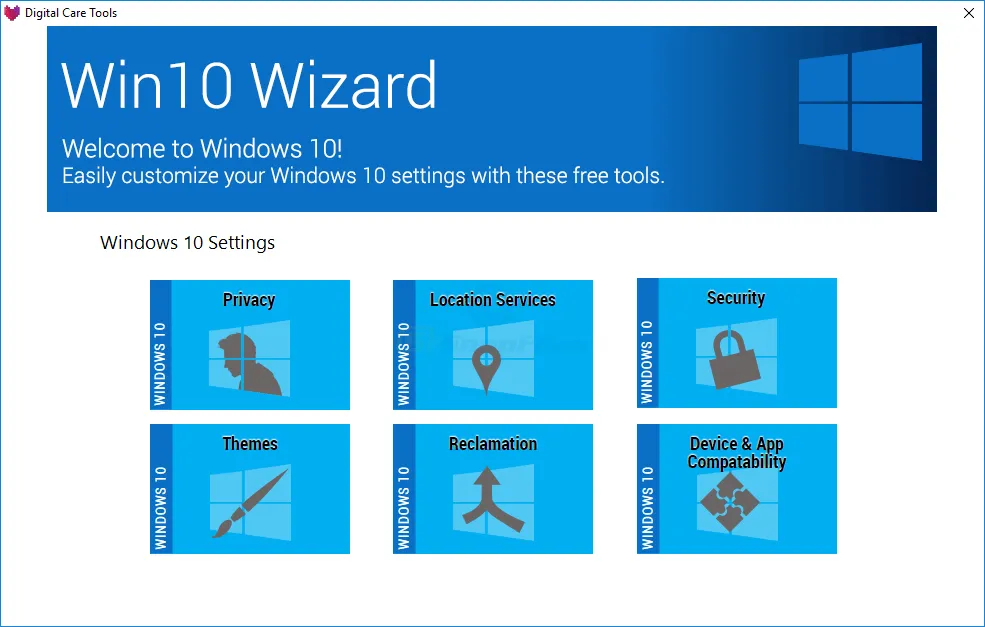 Win10 Wizard 스크린샷 1