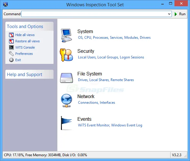 Windows Inspection Tool Set 스크린샷 1