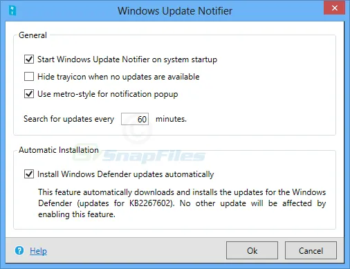 Windows Update Notifier 스크린샷 1