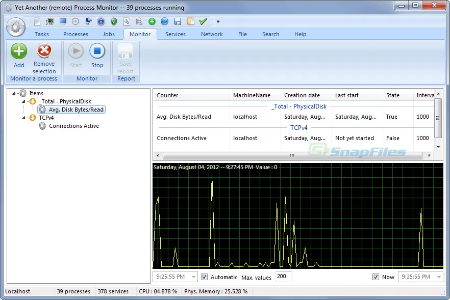 Yet Another Process Monitor 스크린샷 2