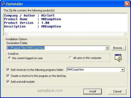 ZipInstaller 스크린샷 1